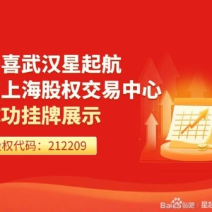 武汉星起航：成功挂牌上海股权中心，实力彰显，助力跨境电商腾飞